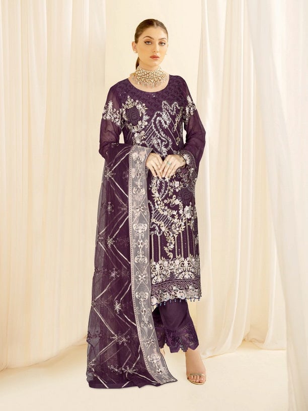 Ramsha Nayab W/Chiffon'24 Vol-04 N#411