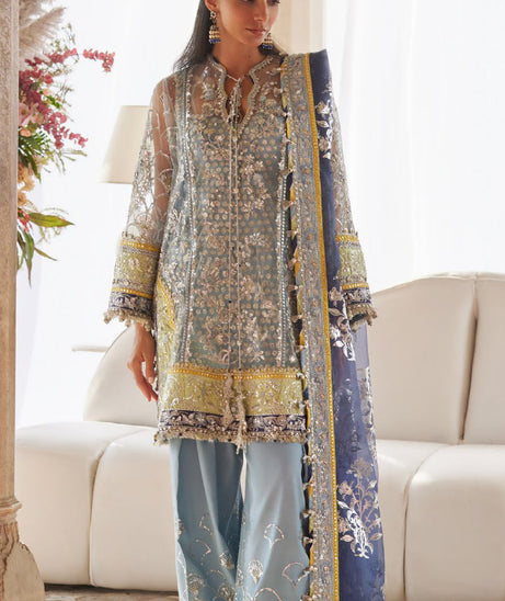 Zaha Gossamer Unstitched Wedding Festive`25 (D#04)