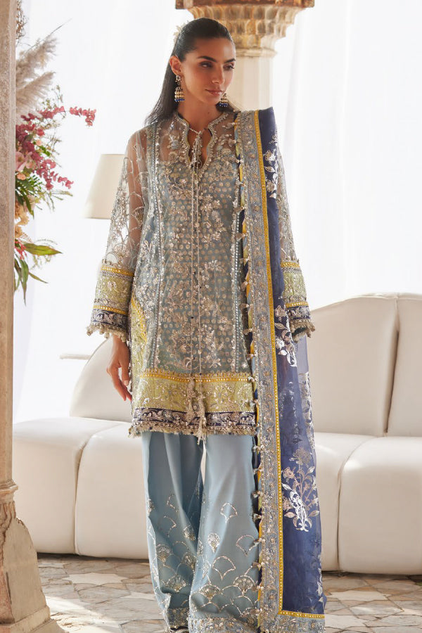 Zaha Gossamer Unstitched Wedding Festive`25 (D#04)