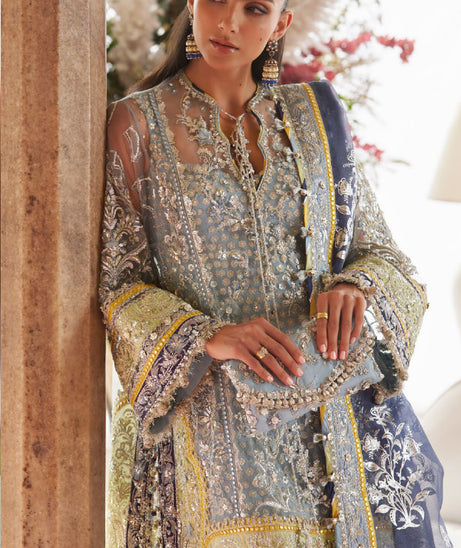 Zaha Gossamer Unstitched Wedding Festive`25 (D#04)