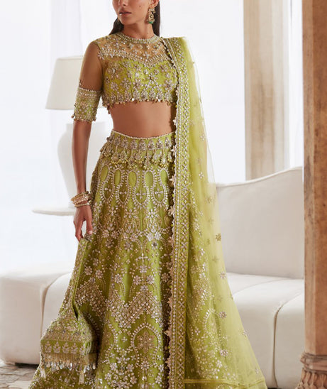 Zaha Gossamer Unstitched Wedding Festive`25 (D#01)