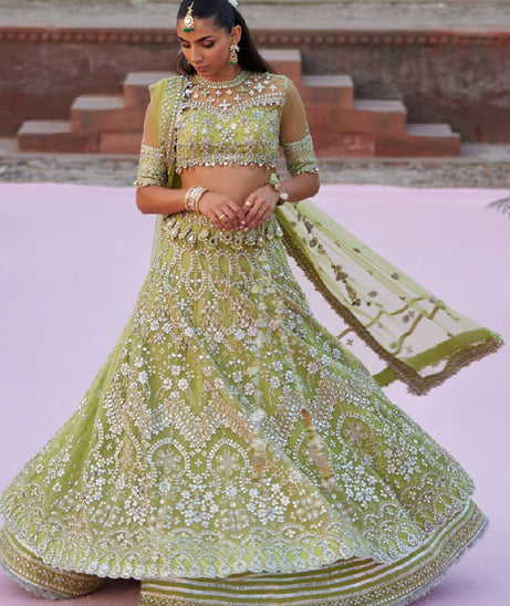 Zaha Gossamer Unstitched Wedding Festive`25 (D#01)