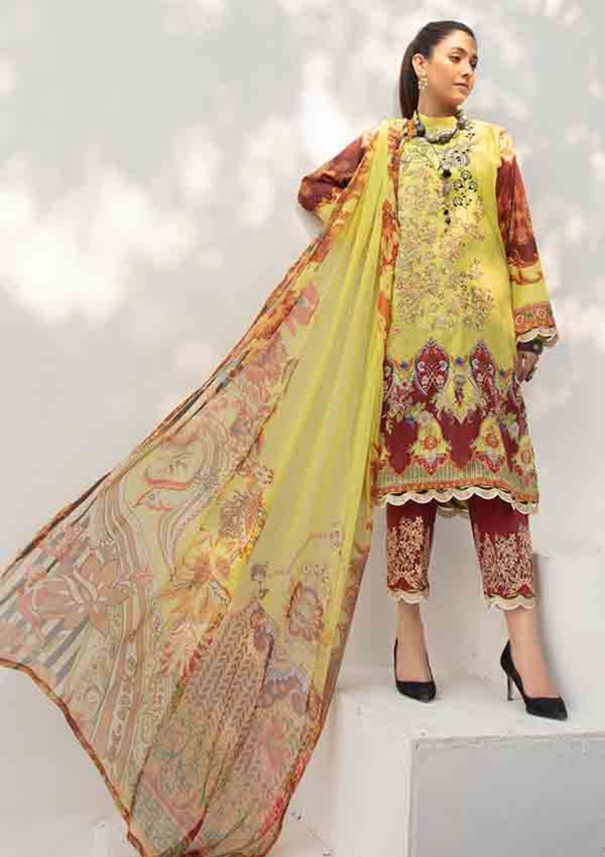 Shaista Nimra Emb Lawn`21 D#186