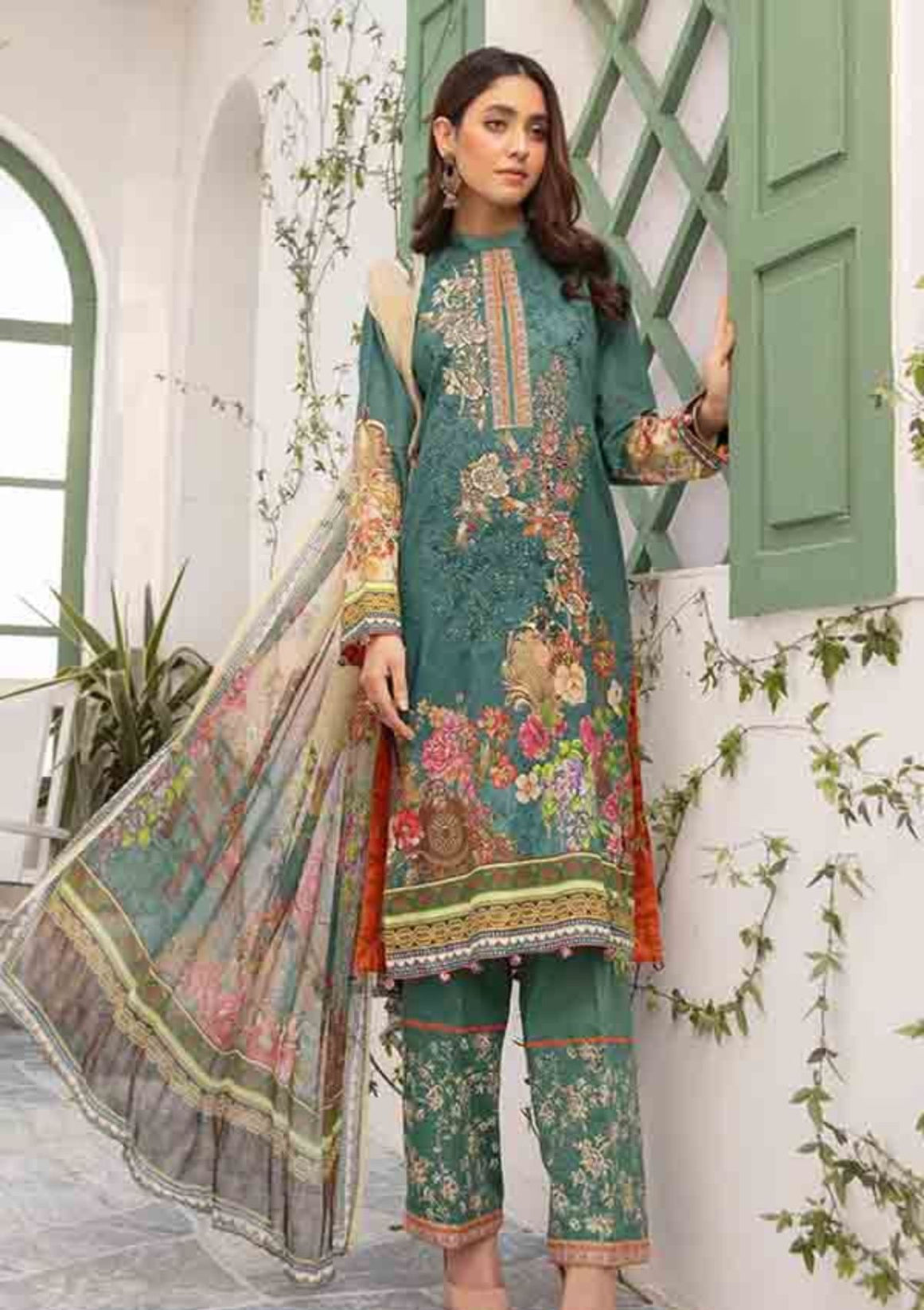 Shaista Nimra Emb Lawn`21 D#188