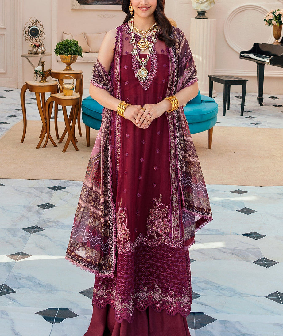 Noor By Sadia Asad Chiffon Laserkari`22 D#6