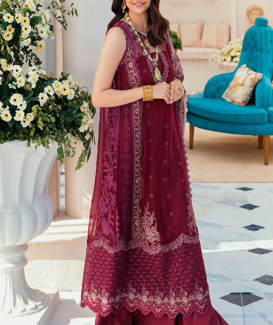 Noor By Sadia Asad Chiffon Laserkari`22 D#6