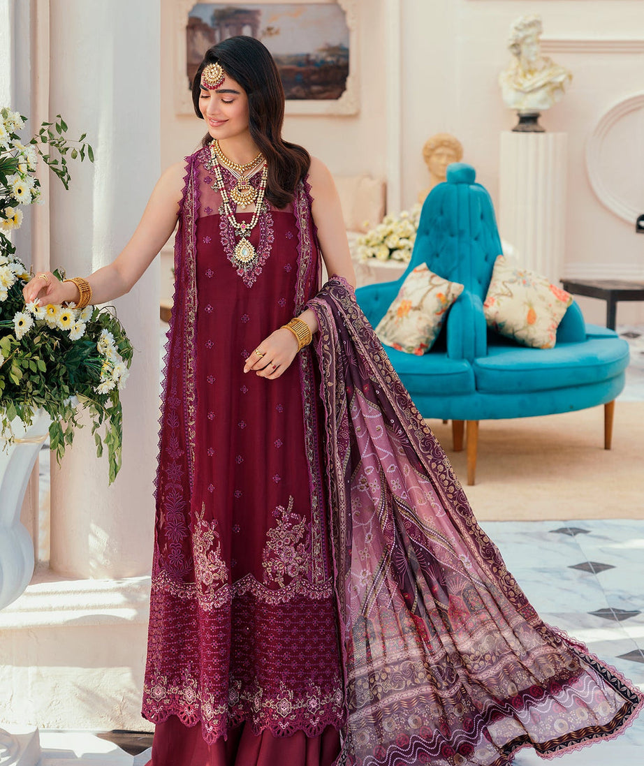 Noor By Sadia Asad Chiffon Laserkari`22 D#6