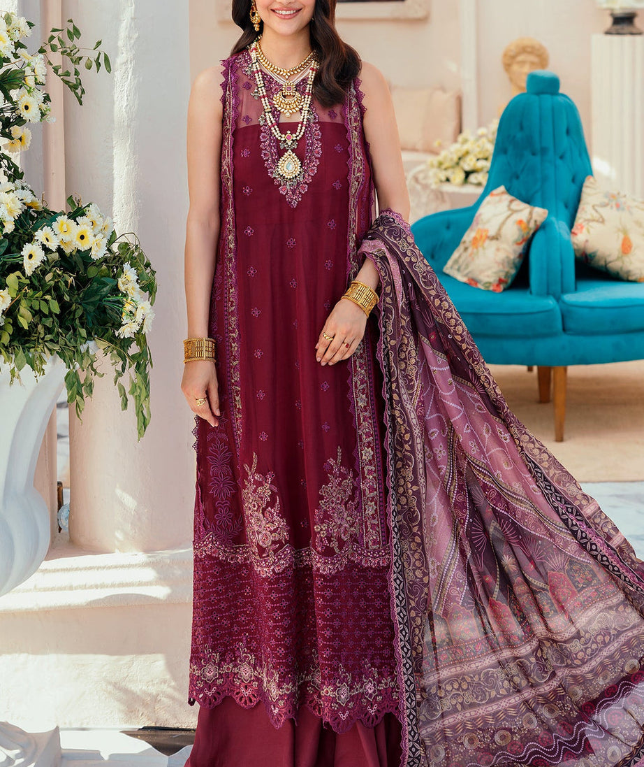 Noor By Sadia Asad Chiffon Laserkari`22 D#6