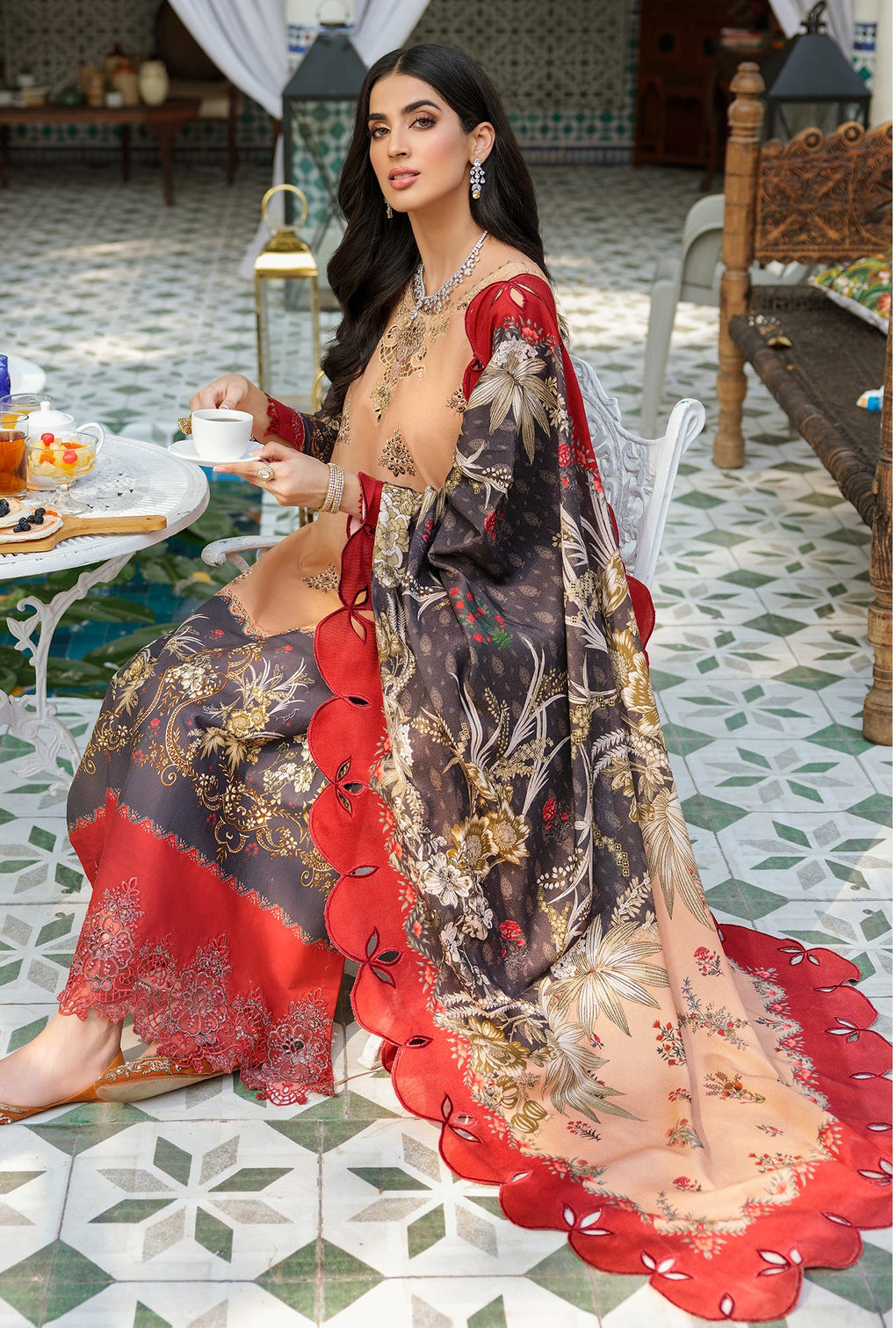 Noor By Sadia Asad Woolen Shawl`22 D#4 B