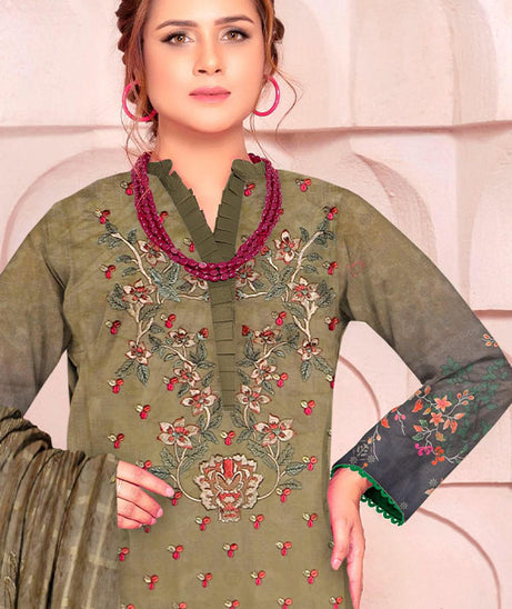 Naimal Nari D/Emb Lawn`23 (M Green)