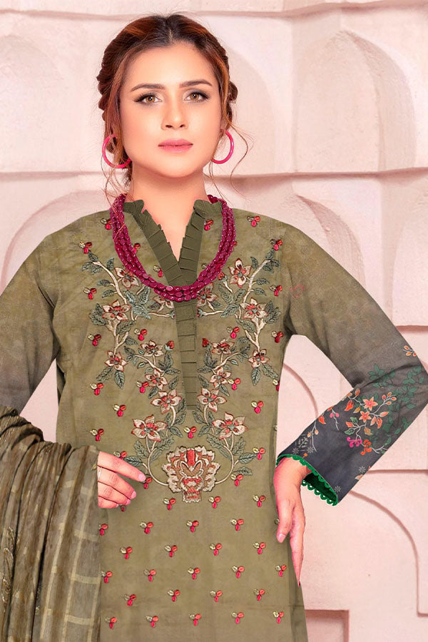 Naimal Nari D/Emb Lawn`23 (M Green)