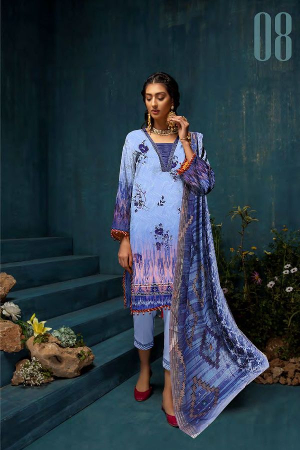 Naimal Shama Roshan Lawn`23 D#08