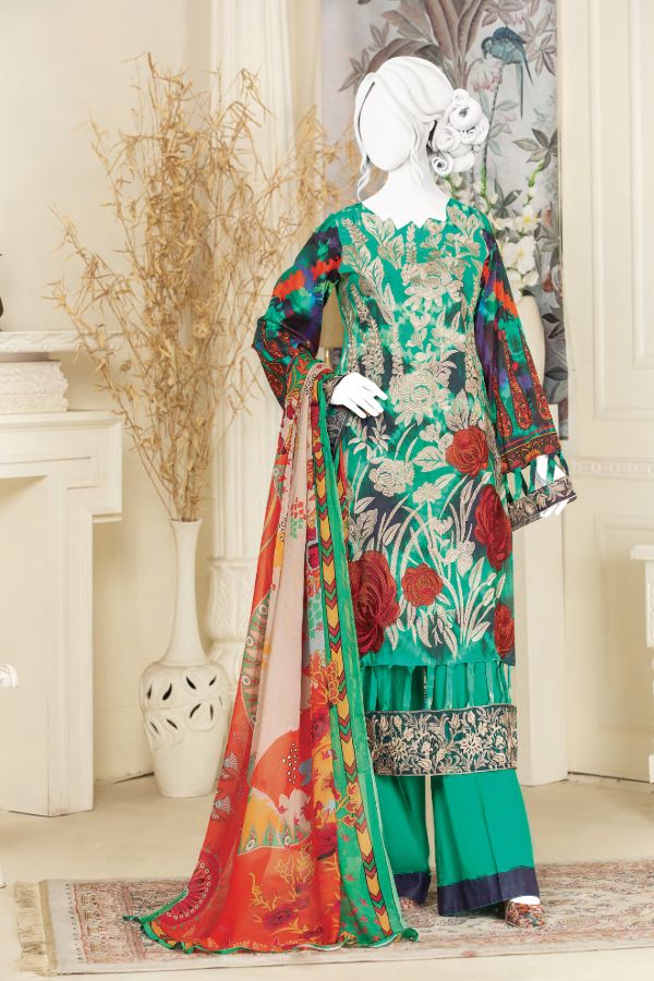 Naurang D/Emb Luxury Lawn`22 NR#3