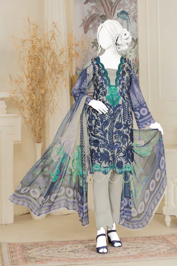 Naurang D/Emb Luxury Lawn`22 NR#4