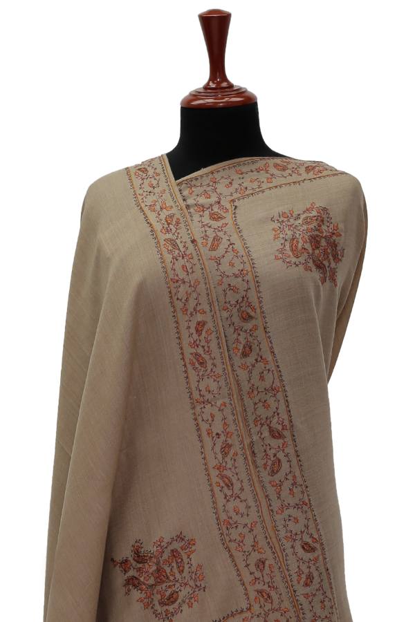 Needle Work Wool Shawl D#13-D