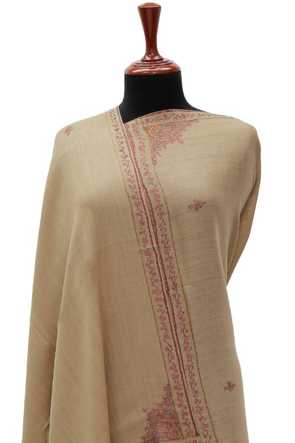 Needle Work Wool Shawl D#13-G