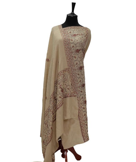Needle Work Wool Shawl D#20-2-B