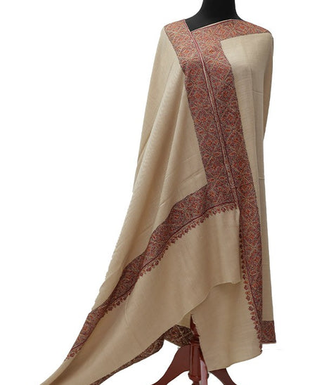 Needle Work Wool Shawl D#23-2-B