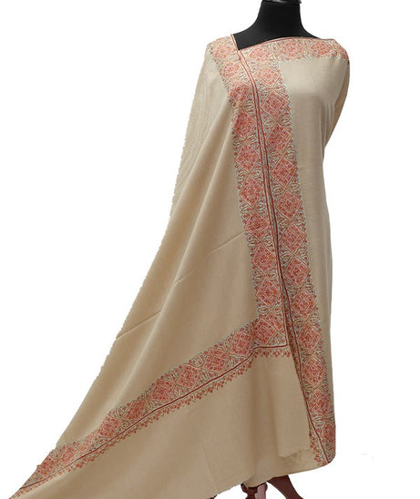 Needle Work Wool Shawl D#23-2-E