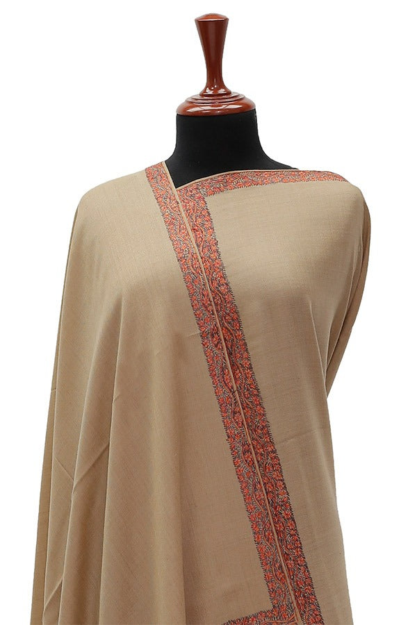 Needle Work Wool Shawl D#21-3