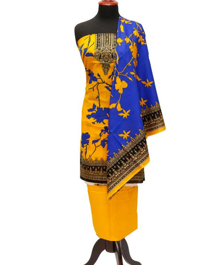 Nishat Civic Voile Lawn`23 D#8114 Orange