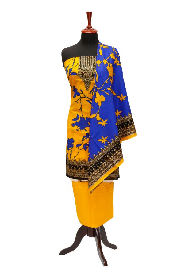 Nishat Civic Voile Lawn`23 D#8114 Orange