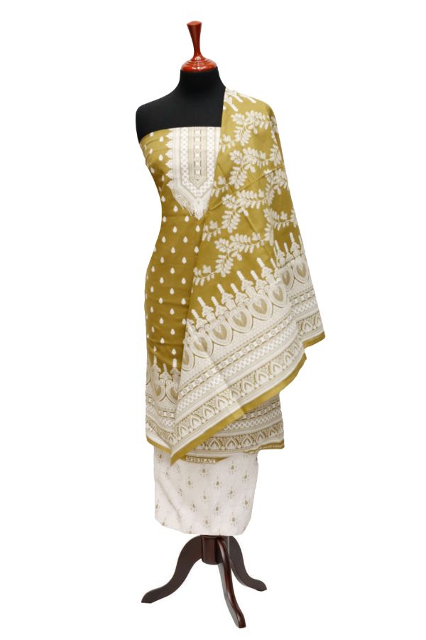 Nishat Civic Voile Lawn`23 D#8142 White