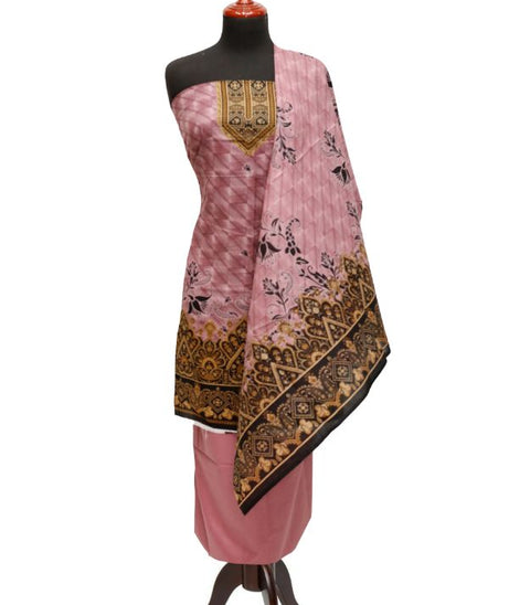 Nishat Civic Voile Lawn`23 D#8158 D-Mauve