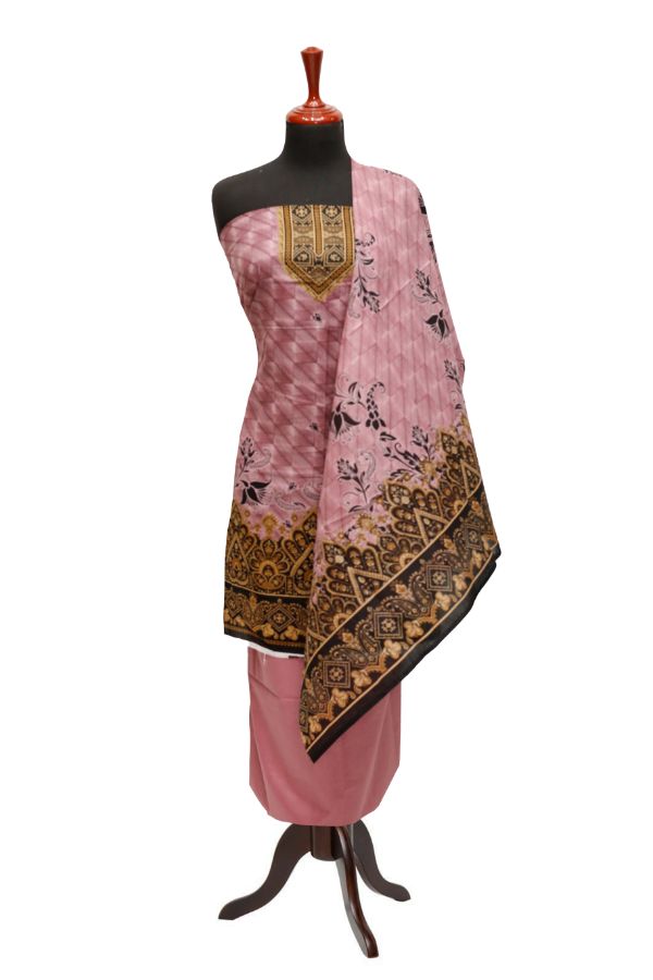 Nishat Civic Voile Lawn`23 D#8158 D-Mauve