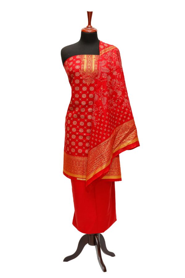 Nishat Civic Voile Lawn`23 D#8159 Red