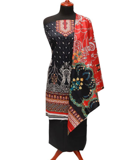 Noor Afroz D/Excl Lawn`22 D#309 Black