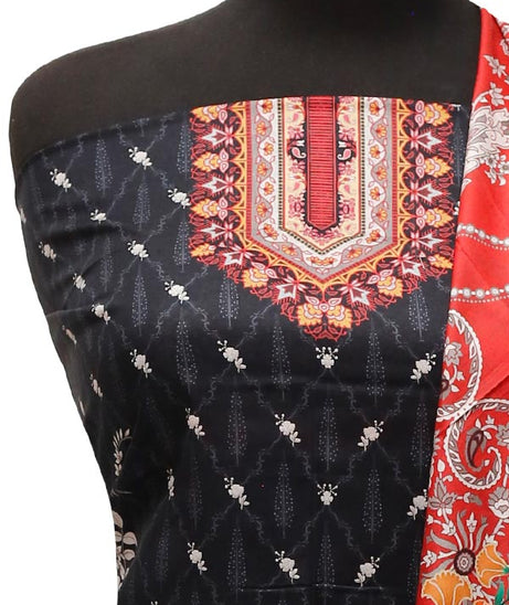 Noor Afroz D/Excl Lawn`22 D#309 Black