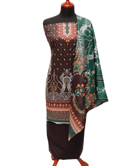 Noor Afroz D/Excl Lawn`22 D#309 Charcoal