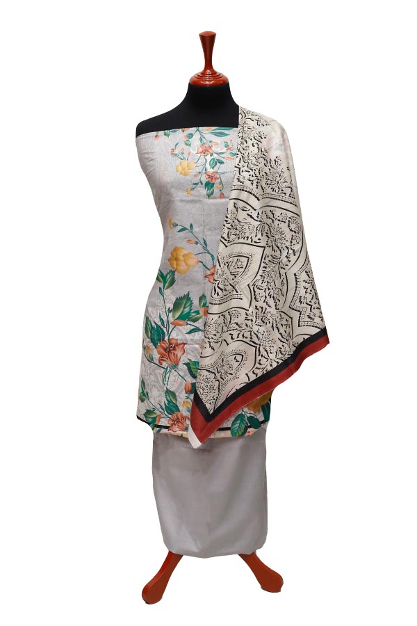 Noor Afroz D/Excl Lawn`22 D#311 Grey