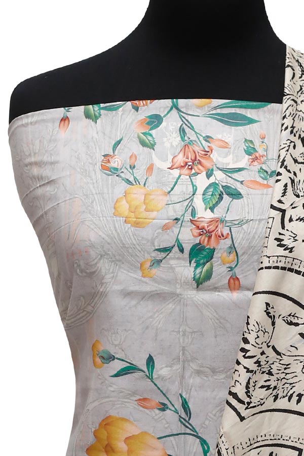 Noor Afroz D/Excl Lawn`22 D#311 Grey