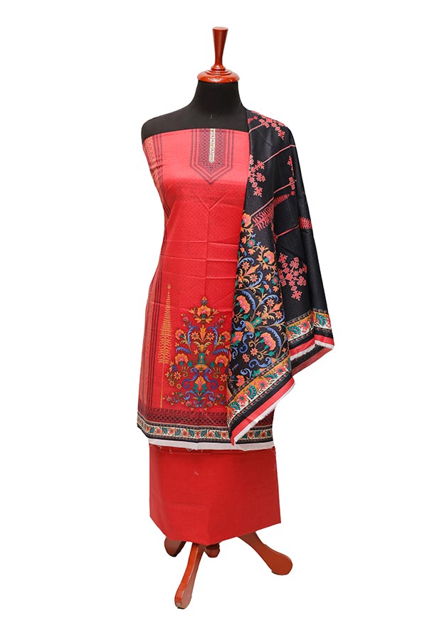 Noor Afroz D/Excl Lawn`22 D#313 Red