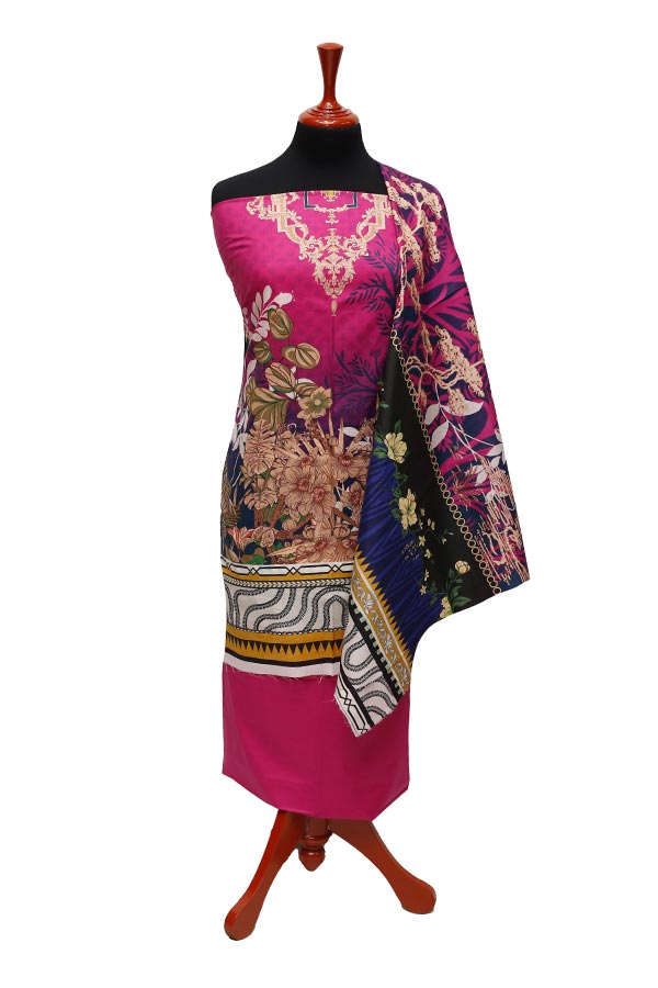 Noor Afroz D/Excl Lawn`22 D#319 D Pink