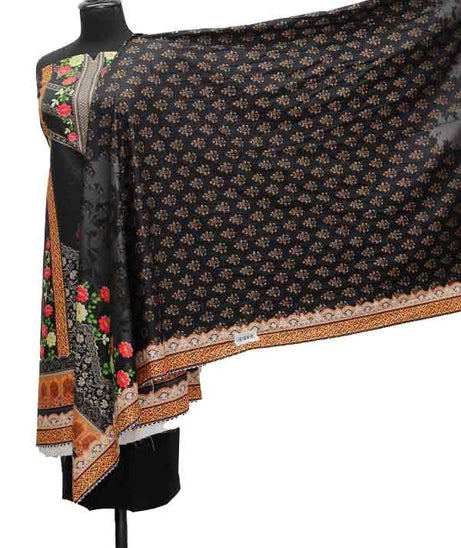 Noor Afroz D/Excl Linen'21 D#213 (Black)