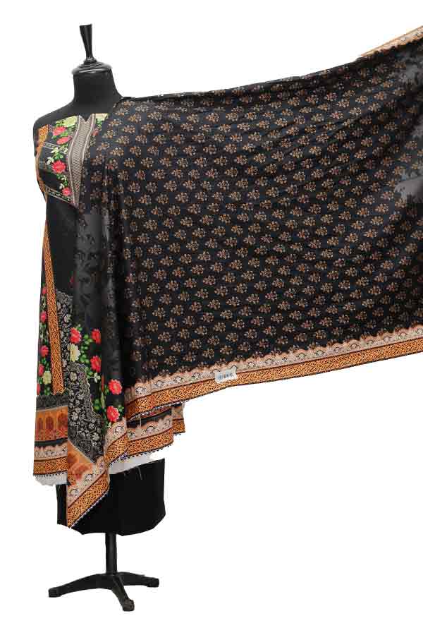 Noor Afroz D/Excl Linen'21 D#213 (Black)
