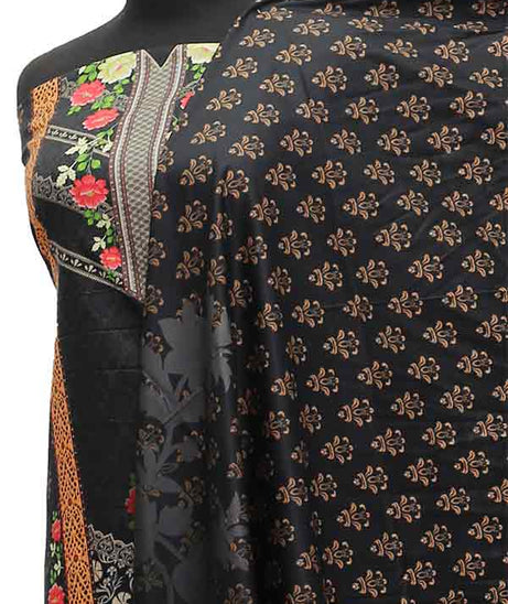 Noor Afroz D/Excl Linen'21 D#213 (Black)