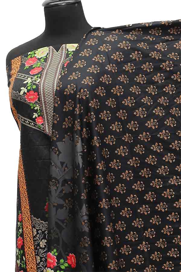 Noor Afroz D/Excl Linen'21 D#213 (Black)