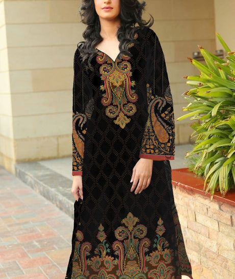 Noor Afroz D/Excl Linen'21 D#217 (Black)