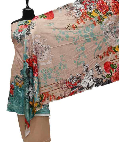 Noor Afroz D/Excl Linen'21 D#220 (Peach)
