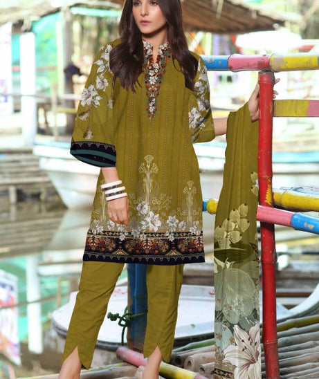 Noor Afroz D/Excl Linen'21 D#223 (Golden)