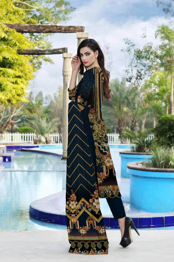Noor Afroz Digital Dhanak'21 D#250 (N-Blue)