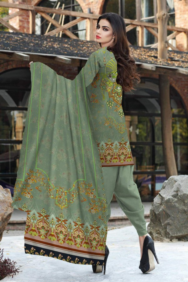 Noor Afroz Digital Dhanak'21 D#252 (Green)
