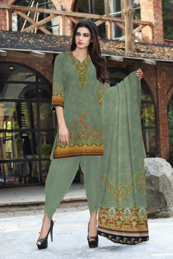 Noor Afroz Digital Dhanak'21 D#252 (Green)