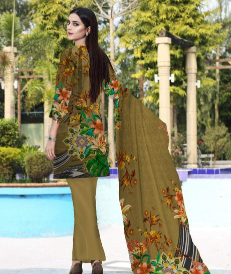 Noor Afroz Digital Dhanak'21 D#255 (Mustard)