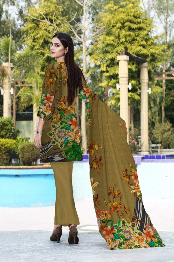 Noor Afroz Digital Dhanak'21 D#255 (Mustard)