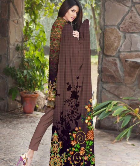 Noor Afroz Digital Dhanak'21 D#258 (Chocolate)